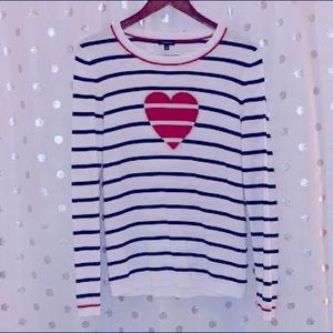 Hearts and Stripes Sweater